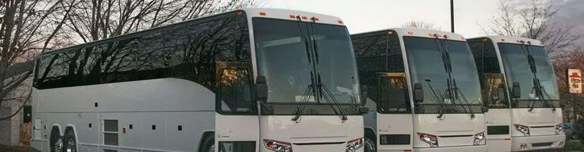 a bus parked in front of a New York building