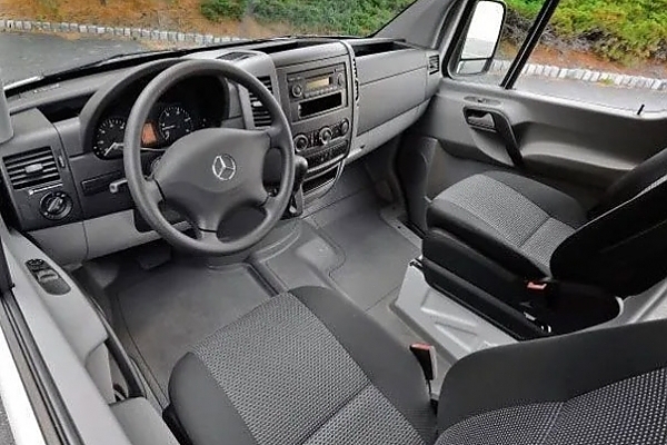 A car with large windows for urban tours