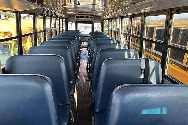 A train with ample seating for group transportation